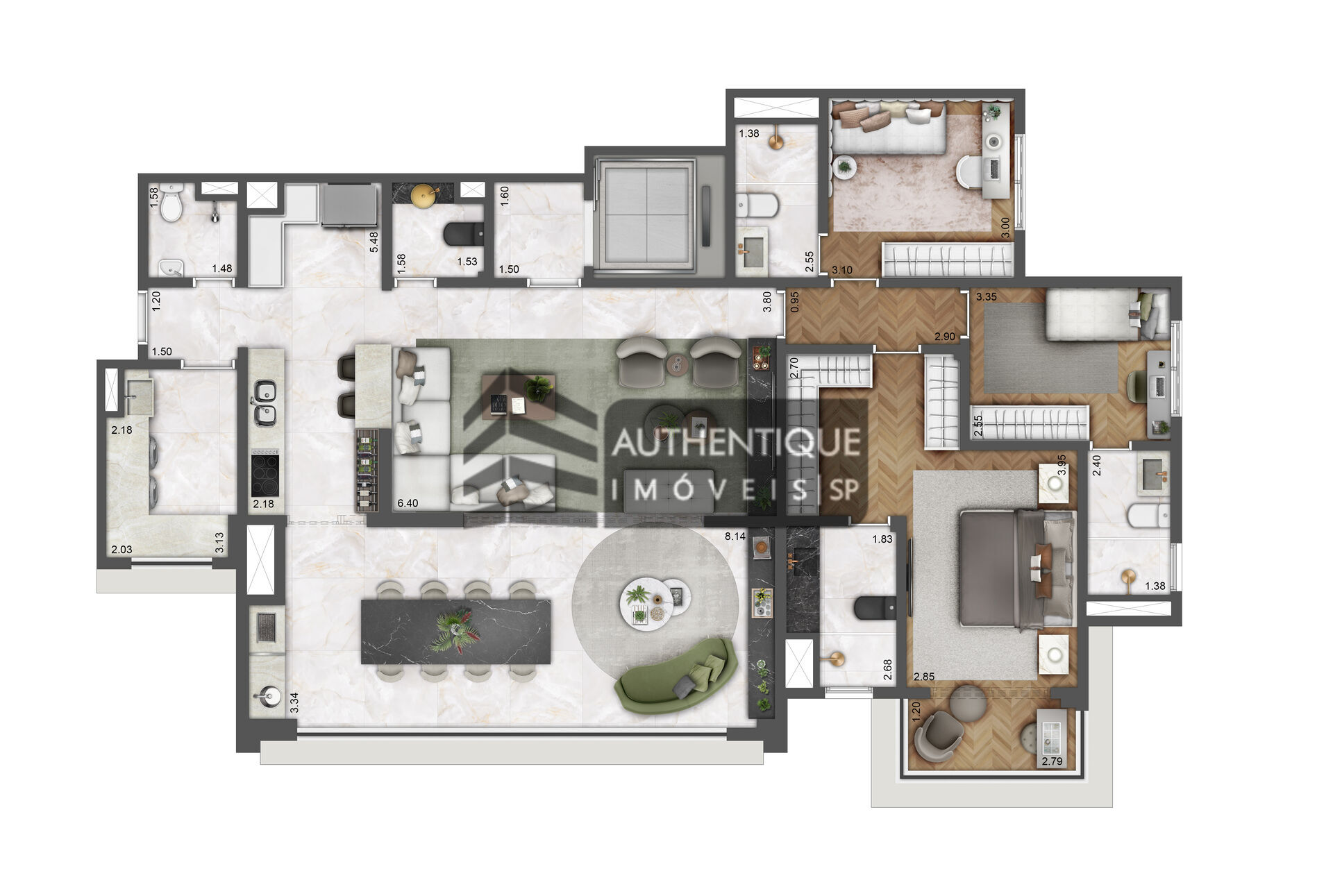 Apartamento à venda com 3 quartos, 129m² - Foto 29