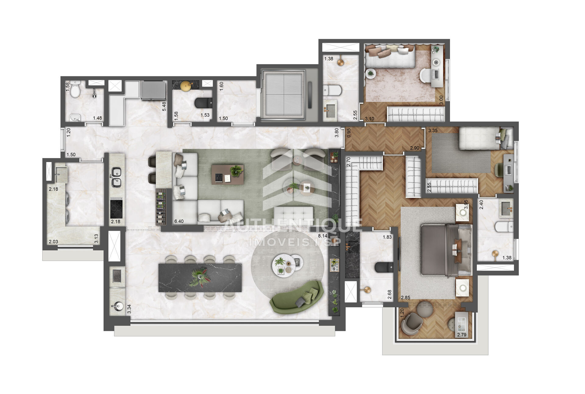 Apartamento, 3 quartos, 129 m² - Foto 29