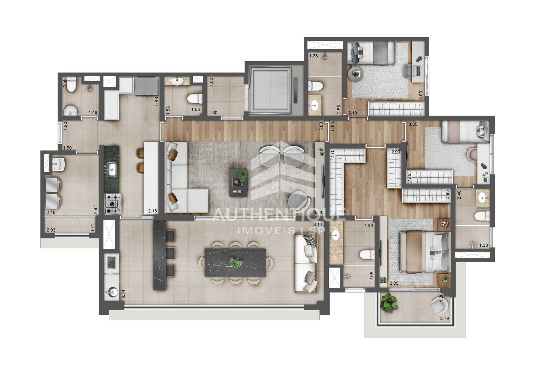 Apartamento, 3 quartos, 129 m² - Foto 26