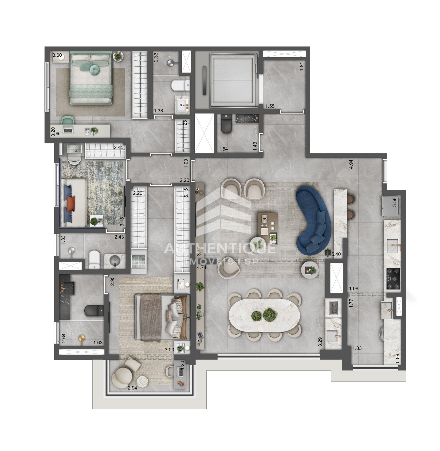 Apartamento, 3 quartos, 129 m² - Foto 27
