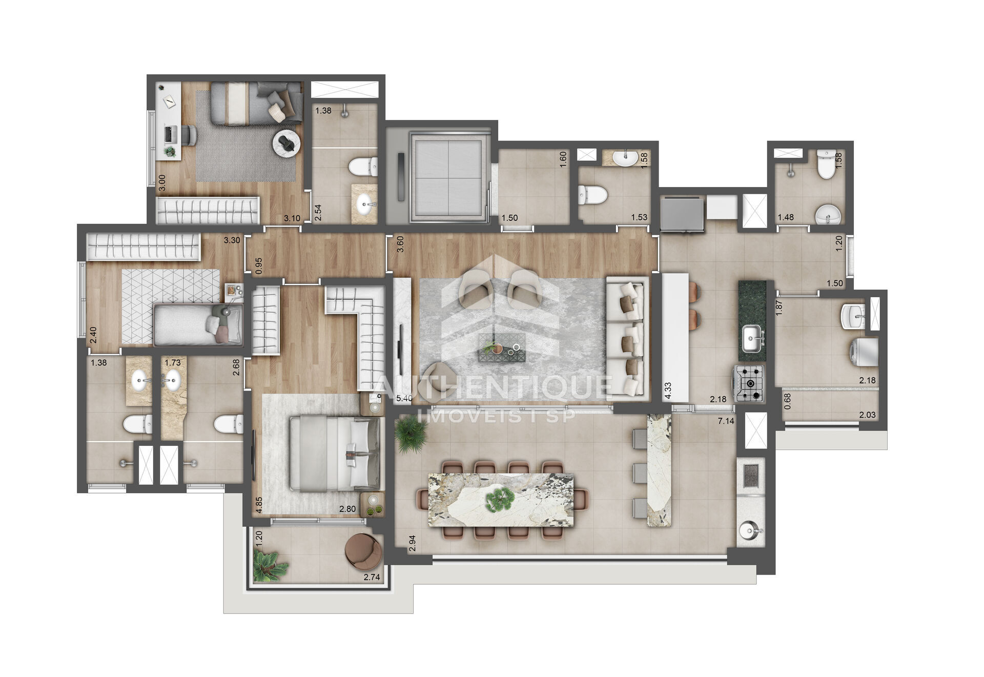 Apartamento, 3 quartos, 129 m² - Foto 25