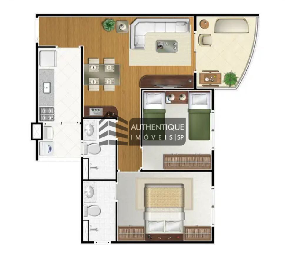 Apartamento à venda com 2 quartos, 58m² - Foto 19