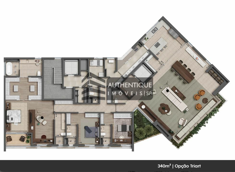 Apartamento à venda com 4 quartos, 663m² - Foto 14