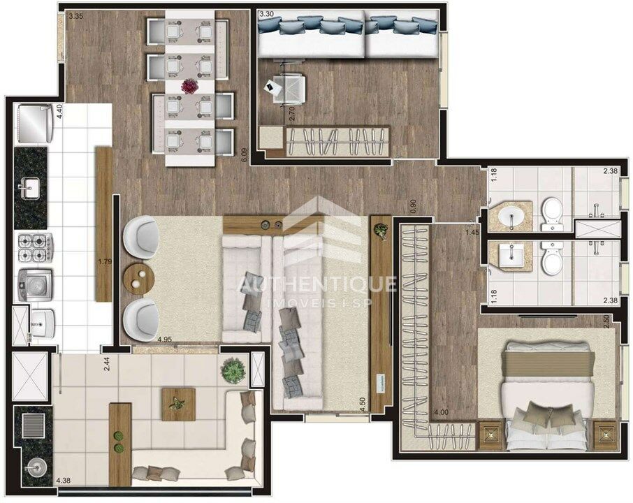 Cobertura, 4 quartos, 204 m² - Foto 17