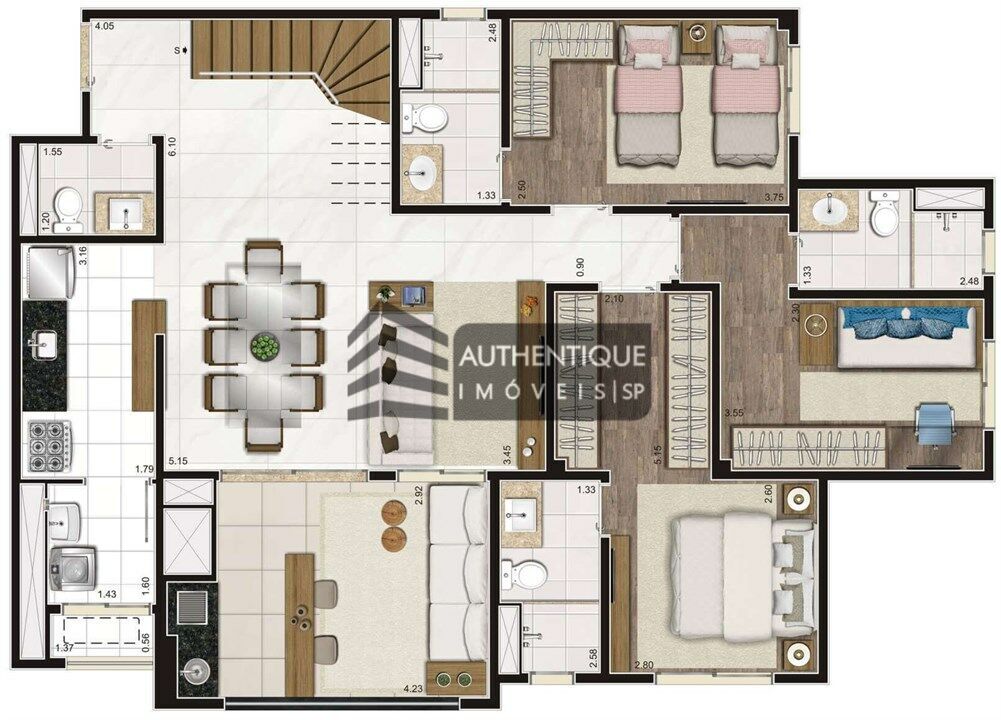 Cobertura à venda com 4 quartos, 204m² - Foto 16