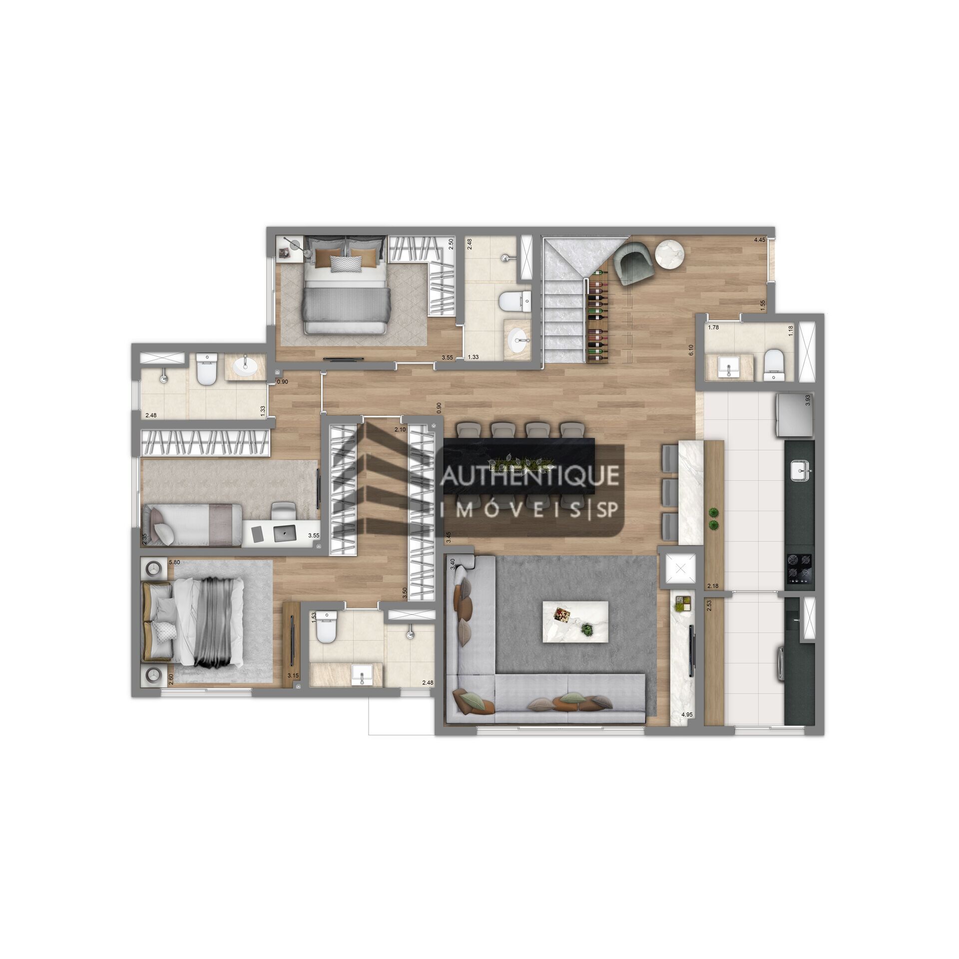 Apartamento à venda com 2 quartos, 73m² - Foto 47