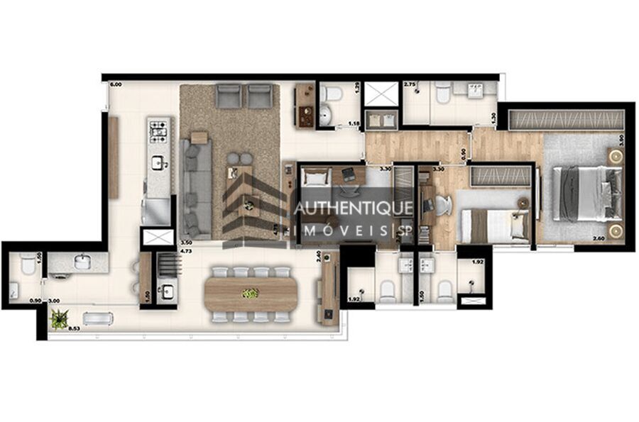 Apartamento à venda com 4 quartos, 184m² - Foto 34