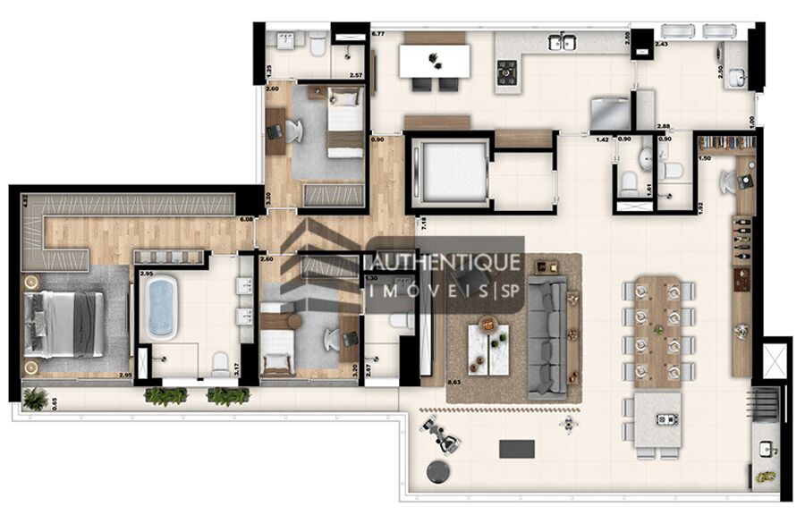 Apartamento à venda com 4 quartos, 184m² - Foto 35