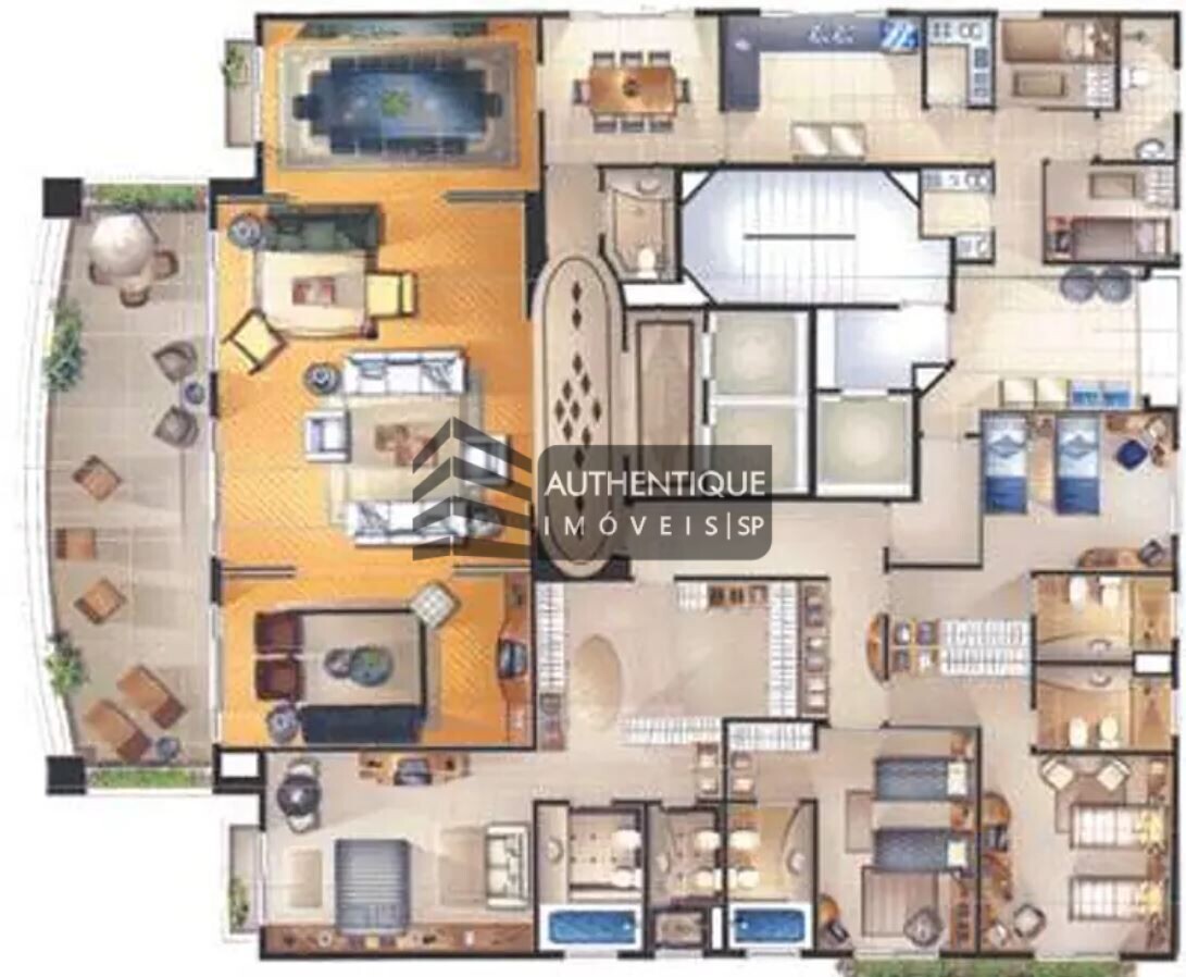 Apartamento à venda com 4 quartos, 360m² - Foto 14