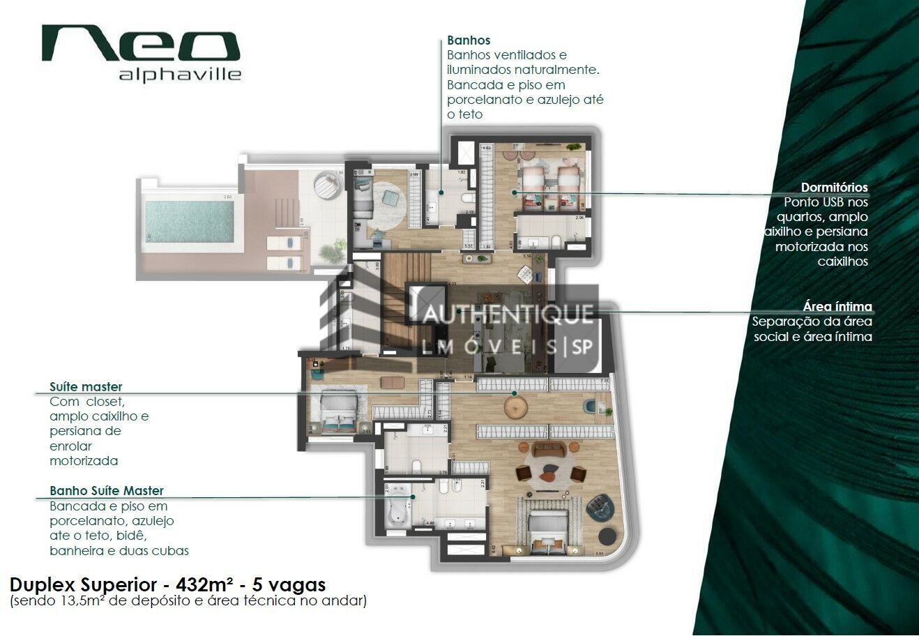 Apartamento à venda com 4 quartos, 244m² - Foto 46