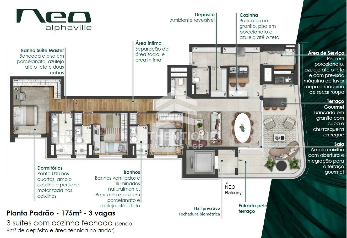 Apartamento, 4 quartos, 244 m² - Foto 48