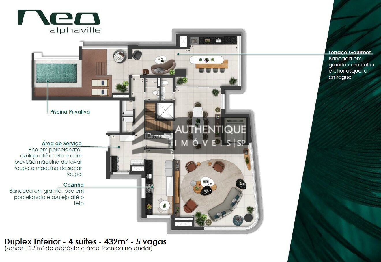 Apartamento à venda com 4 quartos, 244m² - Foto 45