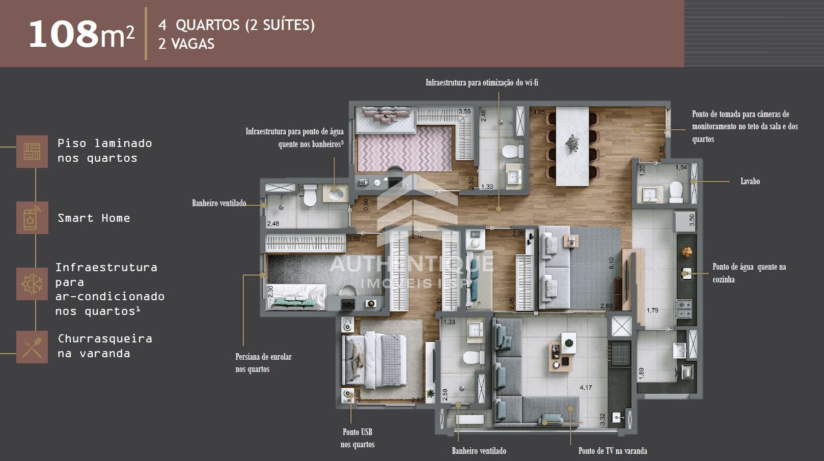 Apartamento, 3 quartos, 108 m² - Foto 18