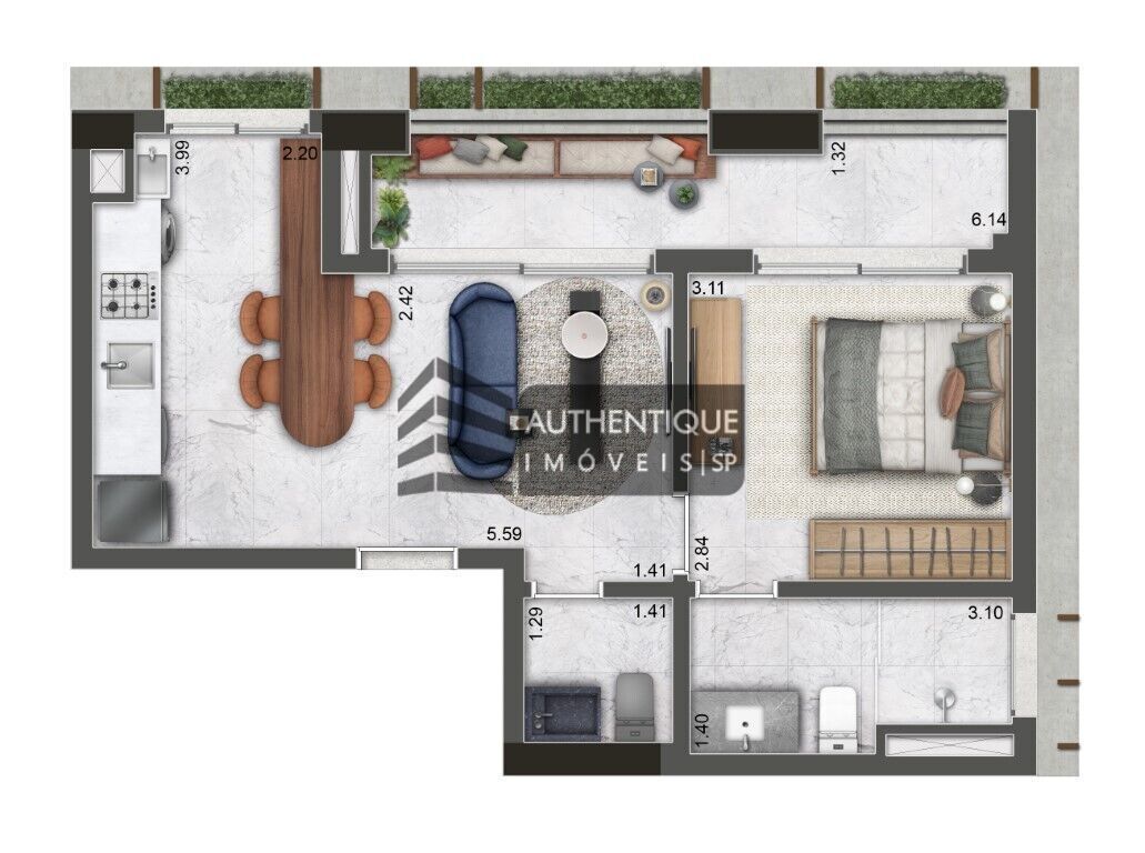 Apartamento à venda com 2 quartos, 89m² - Foto 19