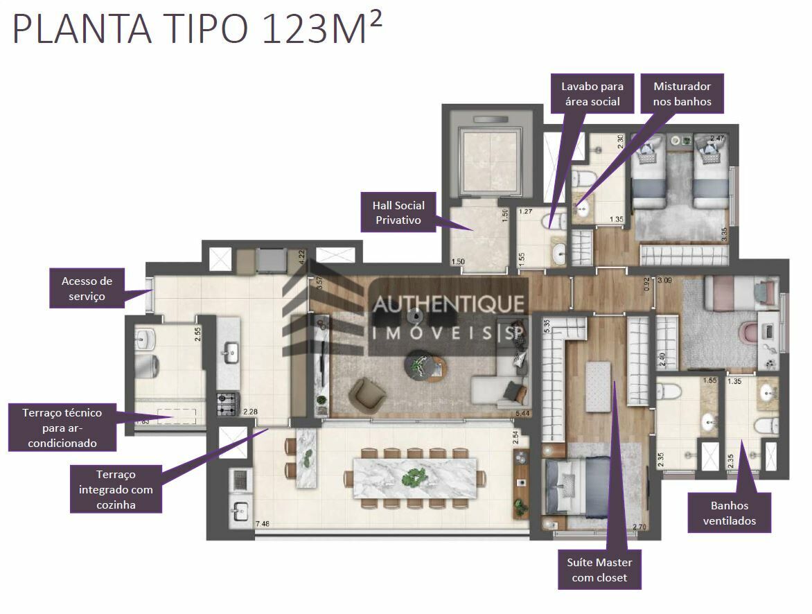 Apartamento à venda com 4 quartos, 144m² - Foto 31