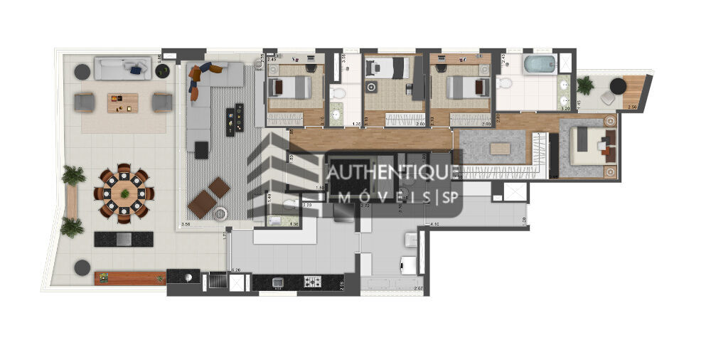 Apartamento à venda com 4 quartos, 370m² - Foto 27