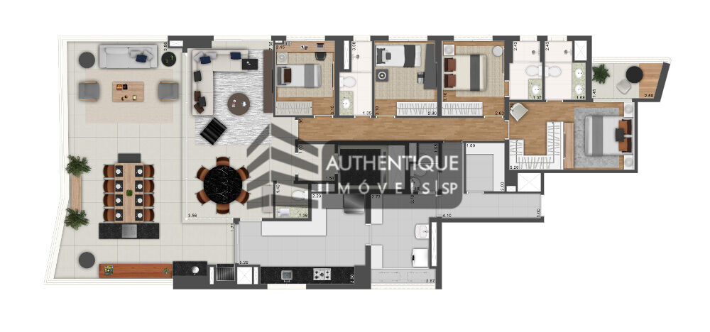 Apartamento à venda com 4 quartos, 370m² - Foto 25