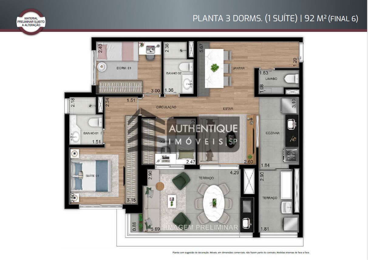 Apartamento, 3 quartos, 92 m² - Foto 13