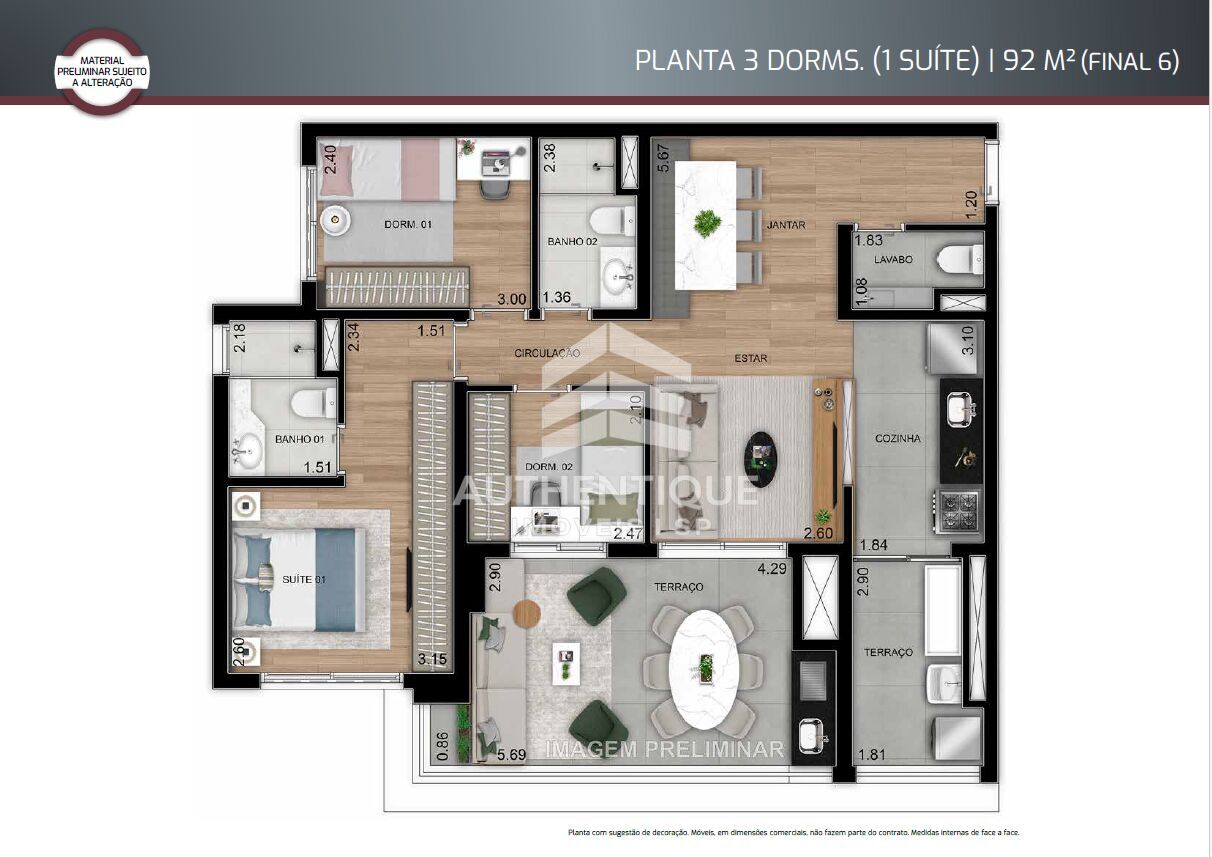 Apartamento, 3 quartos, 92 m² - Foto 13