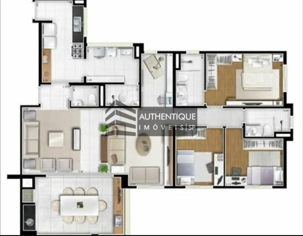 Apartamento à venda com 4 quartos, 135m² - Foto 37