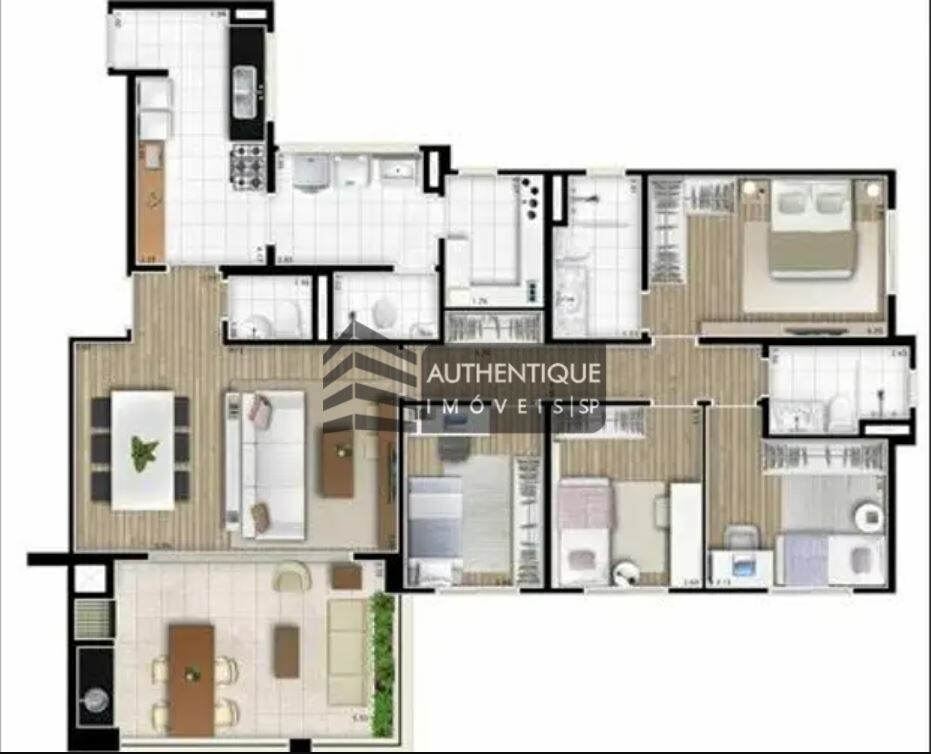 Apartamento à venda com 4 quartos, 135m² - Foto 38