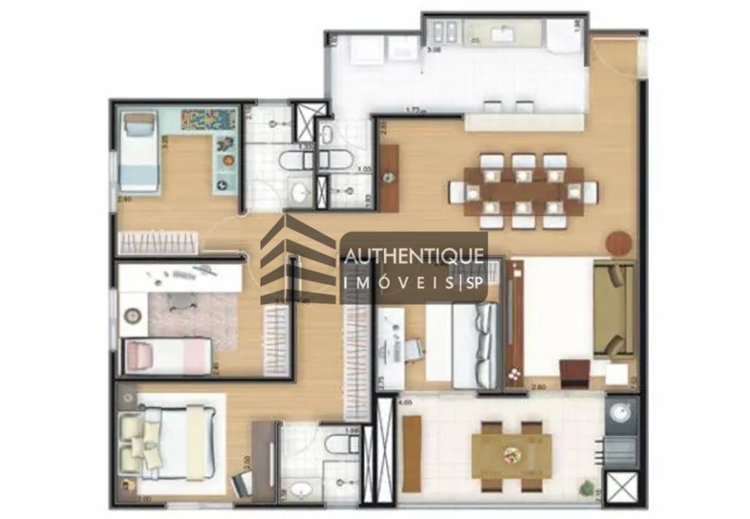 Apartamento à venda com 3 quartos, 102m² - Foto 7