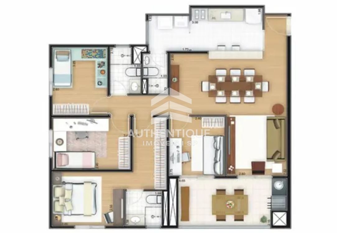 Apartamento, 3 quartos, 102 m² - Foto 7