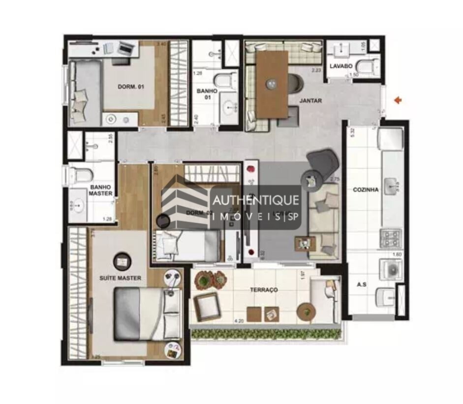 Apartamento à venda com 3 quartos, 85m² - Foto 21