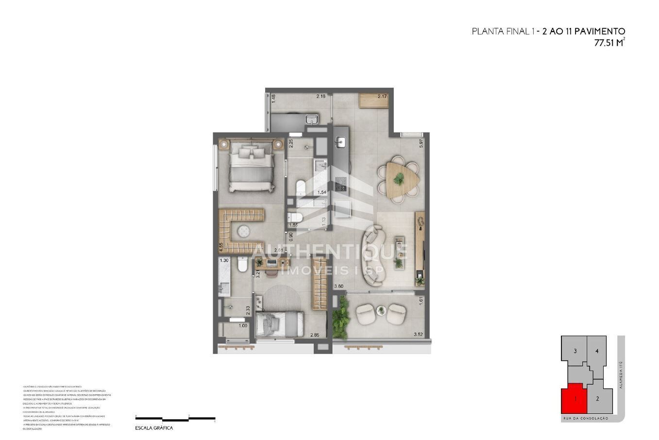 Apartamento, 1 quarto, 65 m² - Foto 32