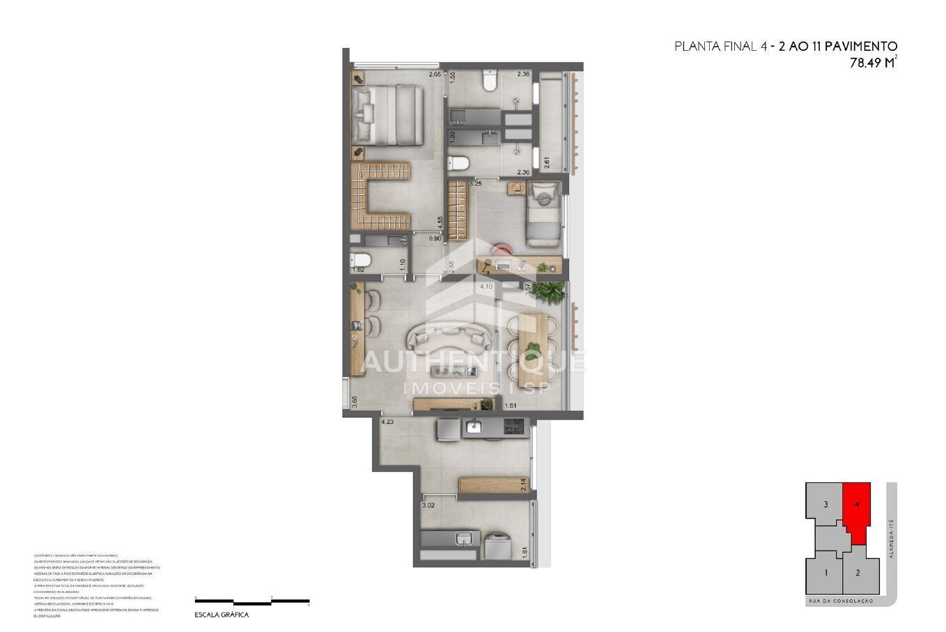 Apartamento, 1 quarto, 65 m² - Foto 40