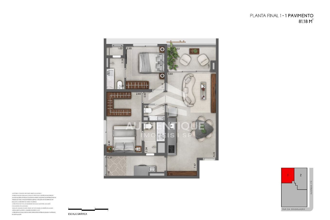 Apartamento, 1 quarto, 65 m² - Foto 26