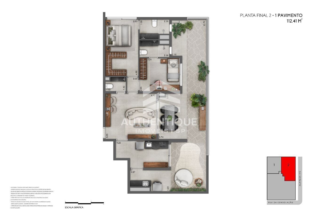 Apartamento, 1 quarto, 65 m² - Foto 35
