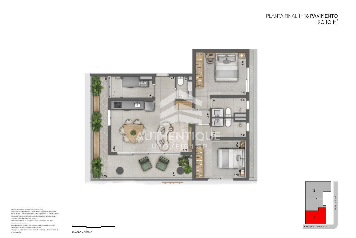 Apartamento, 1 quarto, 65 m² - Foto 27