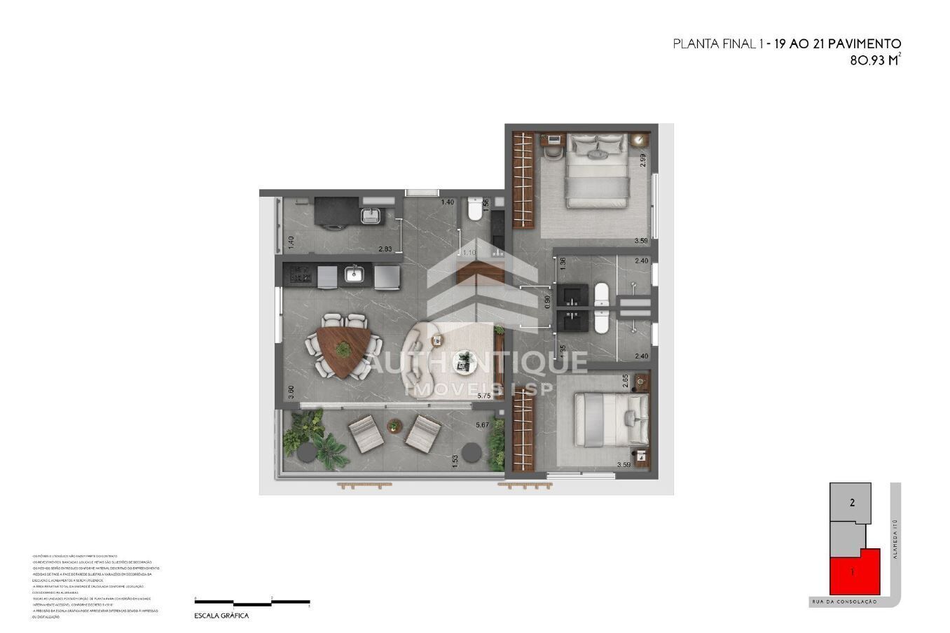 Apartamento, 1 quarto, 65 m² - Foto 25