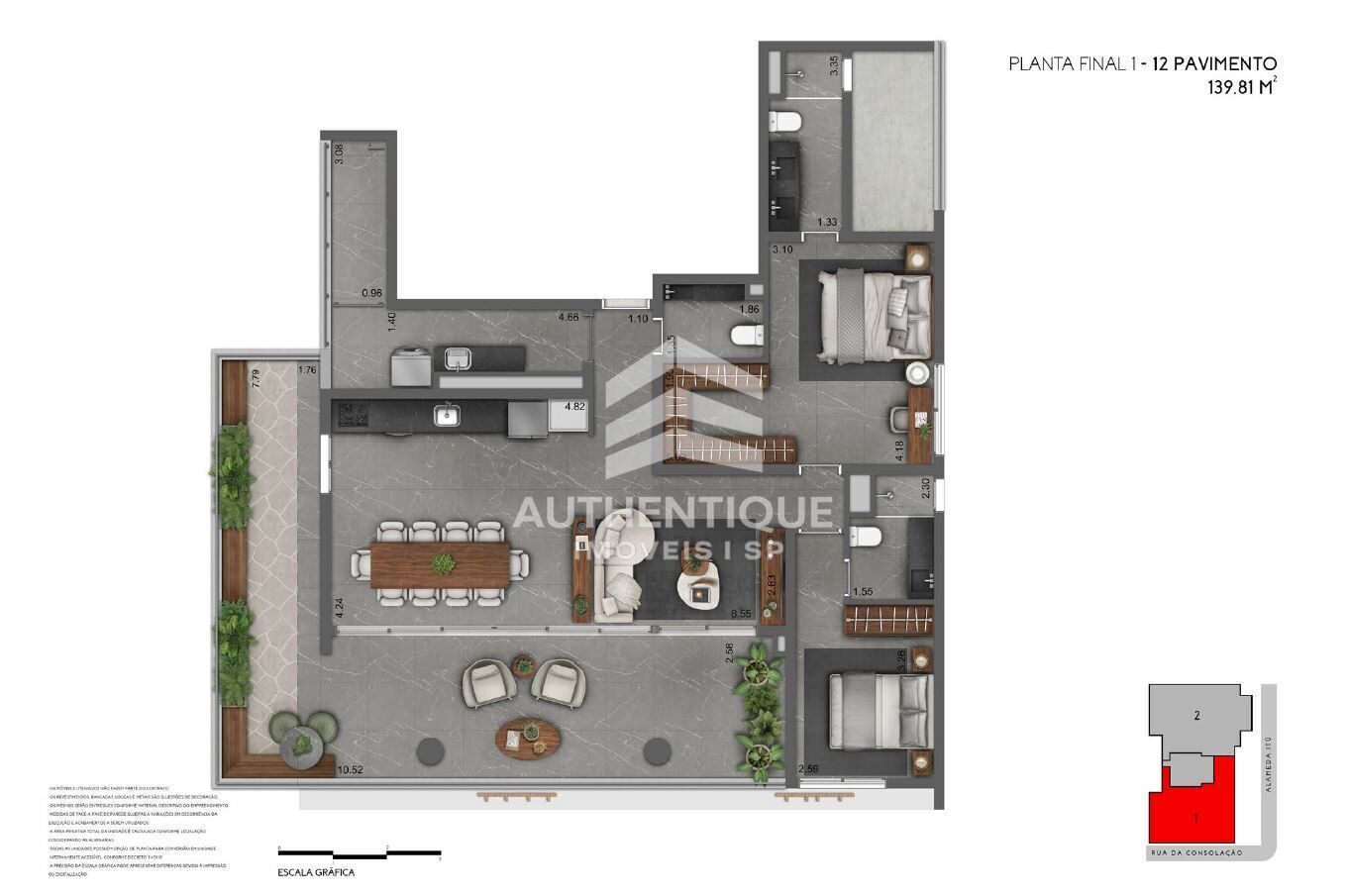 Apartamento, 1 quarto, 65 m² - Foto 29