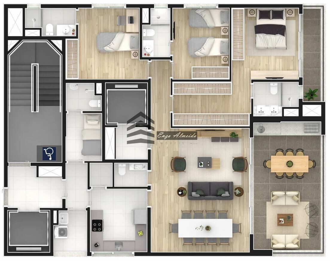 Apartamento à venda com 3 quartos, 152m² - Foto 11