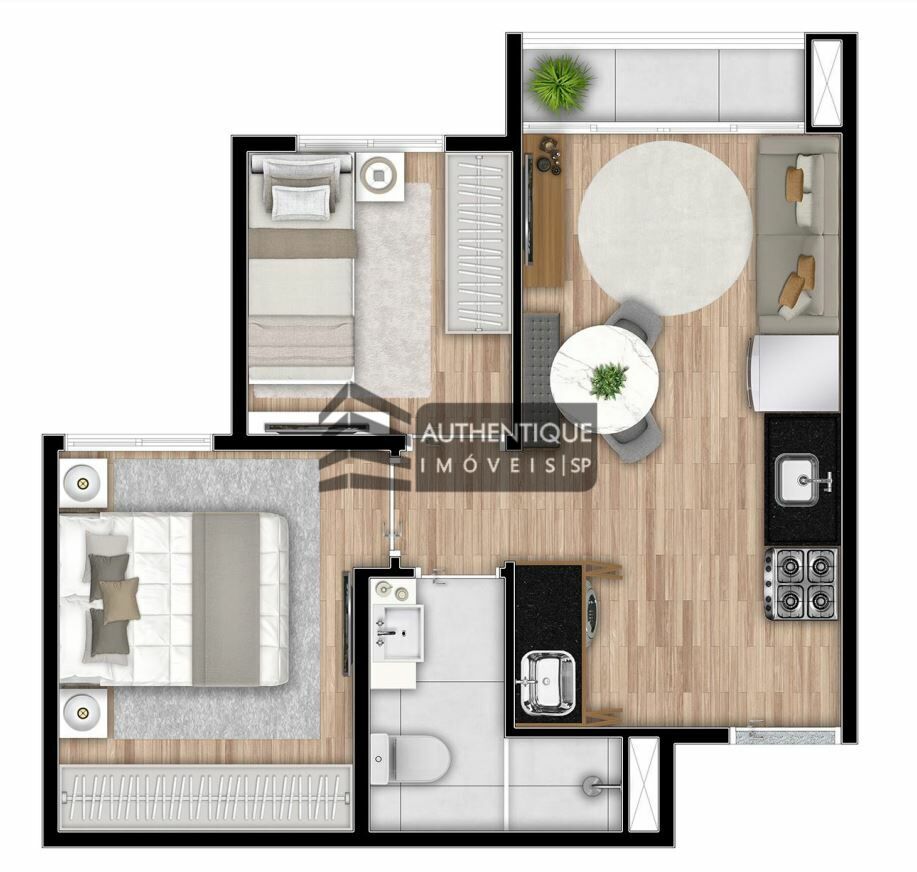 Apartamento à venda com 2 quartos, 35m² - Foto 26