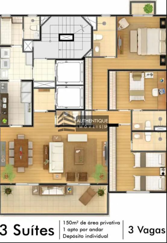 Apartamento à venda com 2 quartos, 150m² - Foto 52