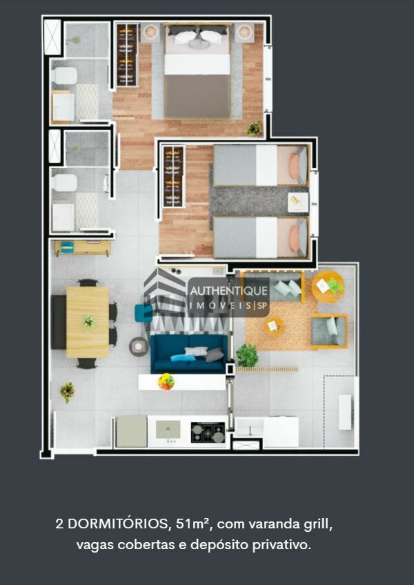 Apartamento à venda com 2 quartos, 54m² - Foto 18