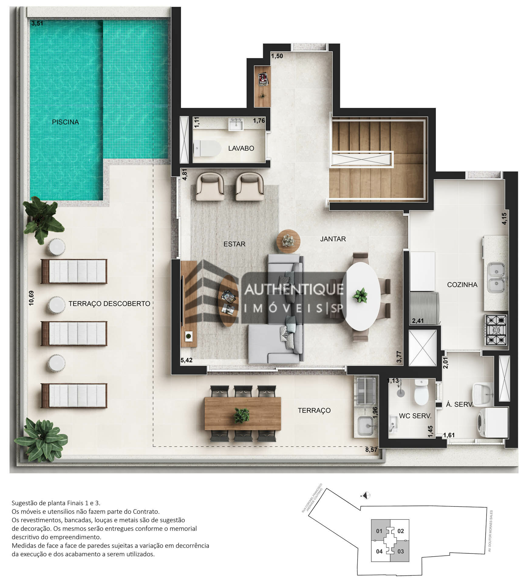 Apartamento à venda com 3 quartos, 126m² - Foto 26