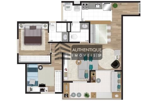 Apartamento à venda com 2 quartos, 67m² - Foto 4