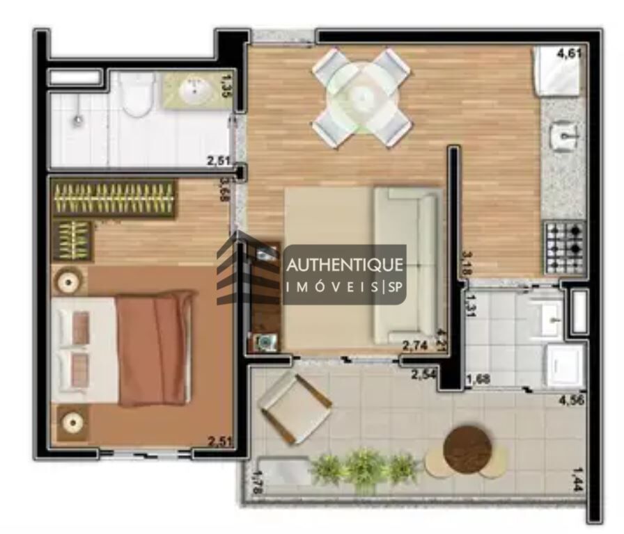 Apartamento à venda com 1 quarto, 52m² - Foto 50