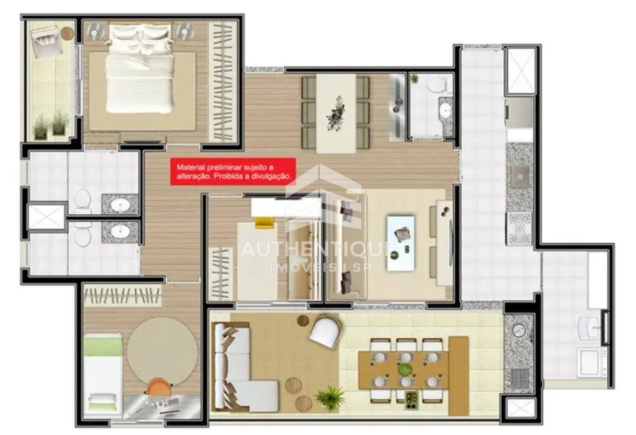 Apartamento, 3 quartos, 100 m² - Foto 22