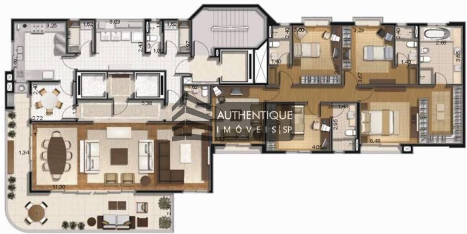 Apartamento à venda com 4 quartos, 276m² - Foto 21