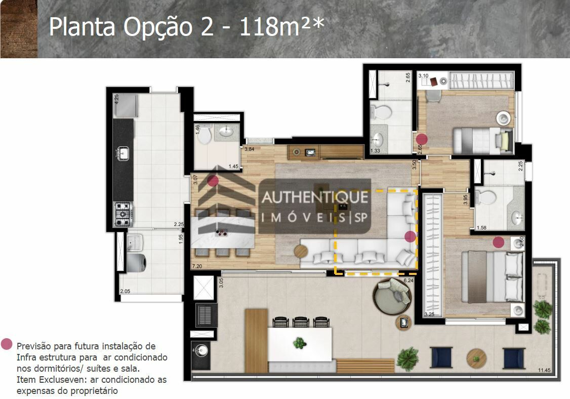 Apartamento à venda com 2 quartos, 118m² - Foto 41