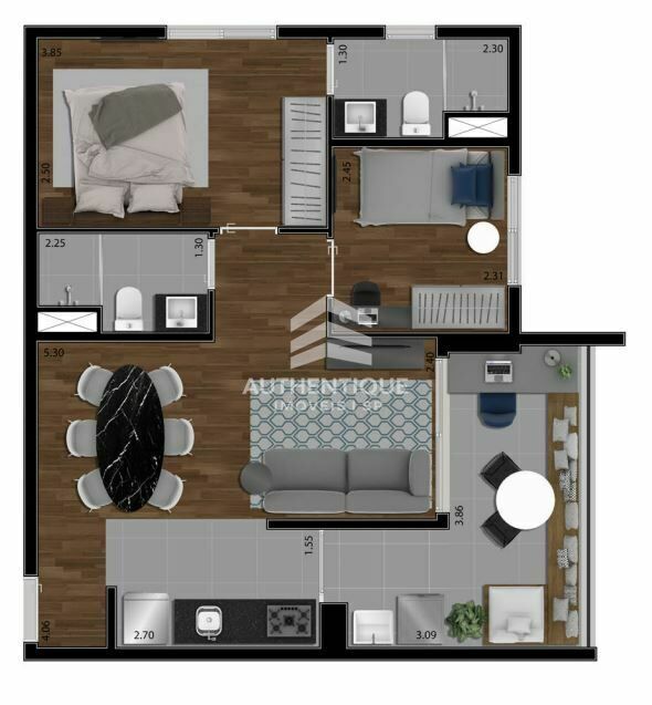 Apartamento, 2 quartos, 61 m² - Foto 35