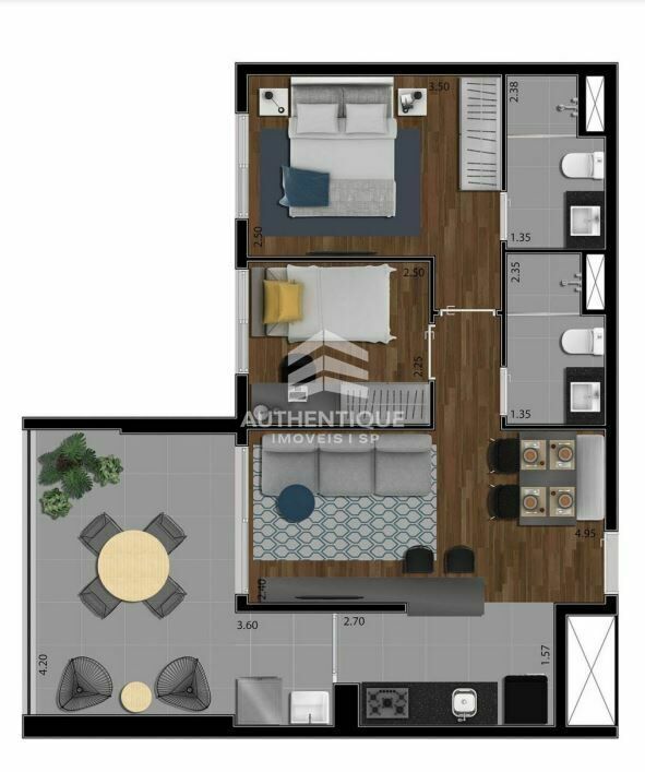 Apartamento, 2 quartos, 61 m² - Foto 34