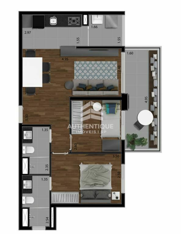 Apartamento, 2 quartos, 61 m² - Foto 38