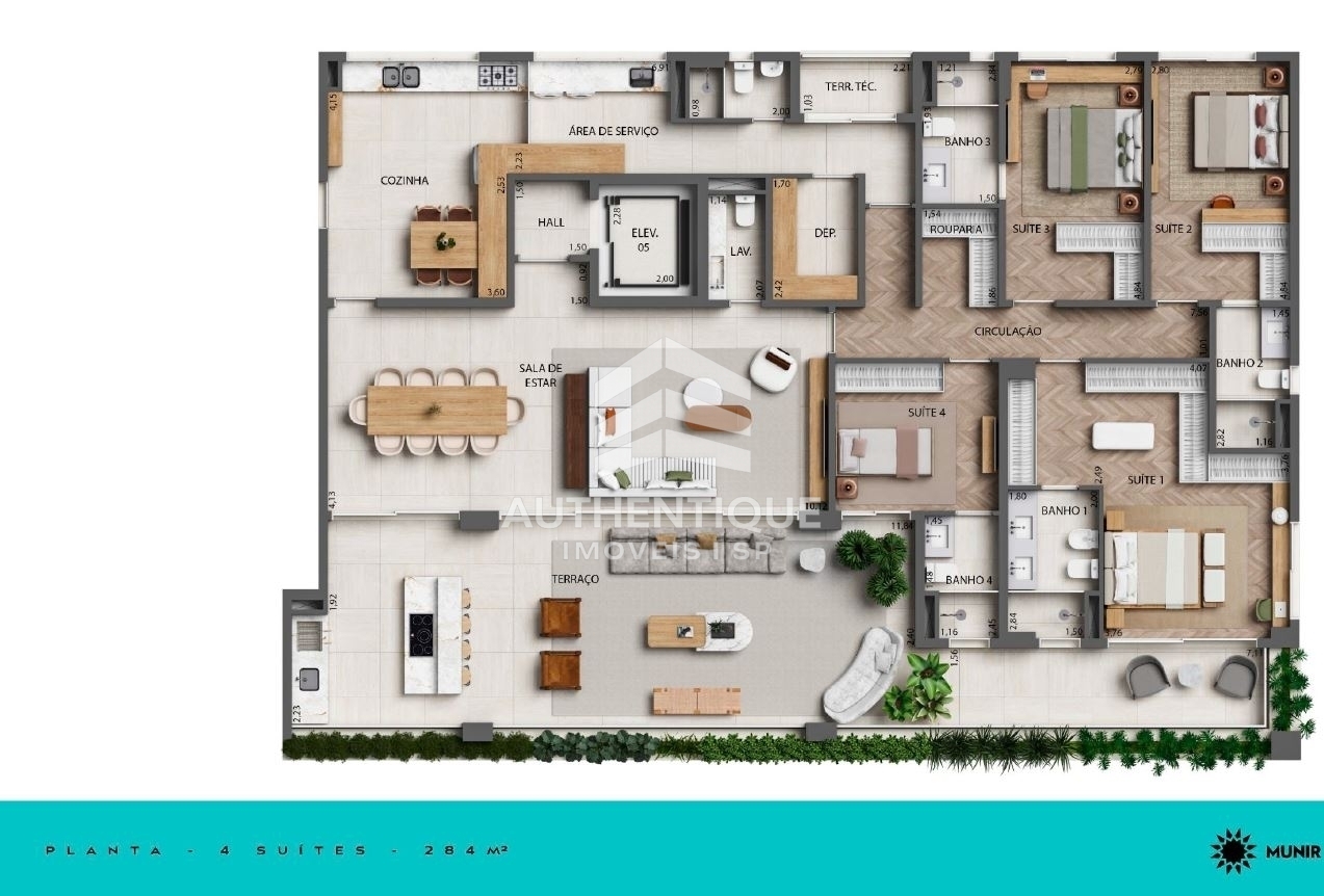 Cobertura, 3 quartos, 354 m² - Foto 42