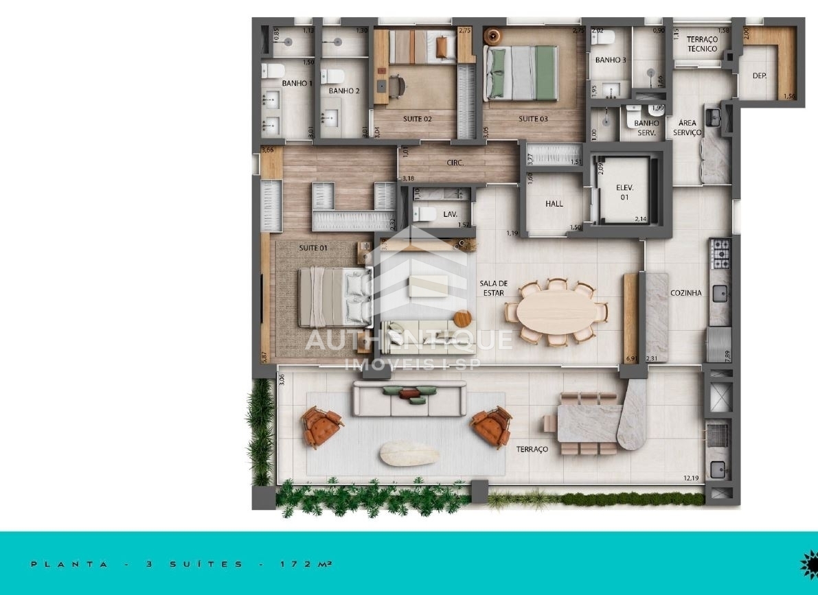Cobertura, 3 quartos, 354 m² - Foto 39